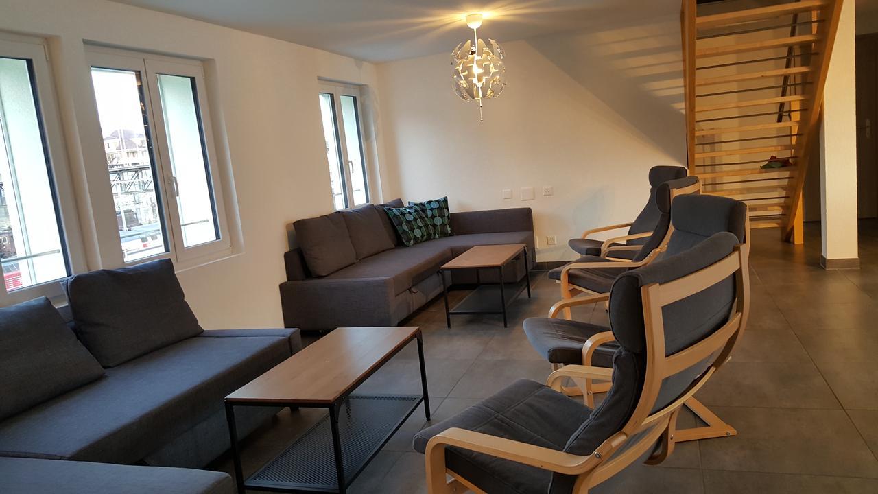 Attika Wohnung Spiez Exterior photo