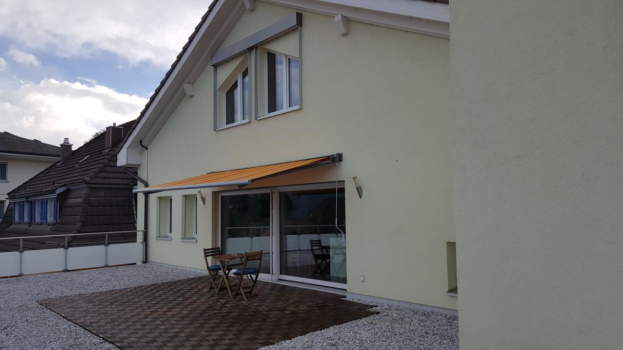 Attika Wohnung Spiez Exterior photo